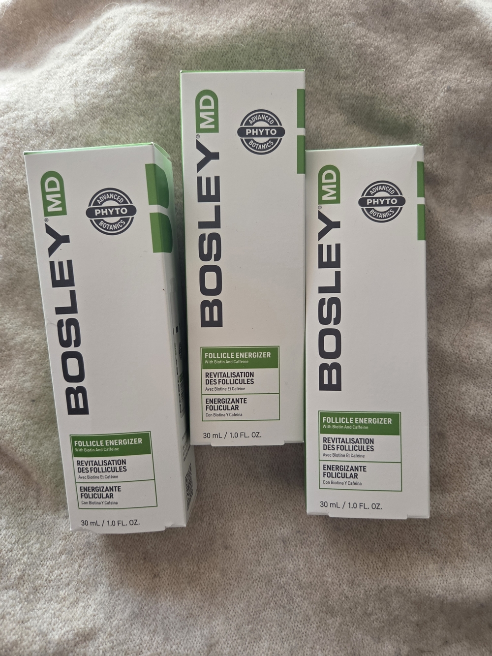 Bosley MD Follicle Energizer With Biotin And Caffeine - Bundle Of 3